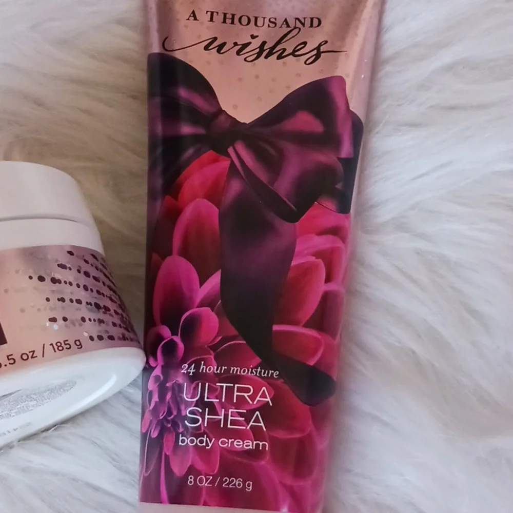 Bath & Body Works A Thousand Wishes Glowtion Body Butter & Body Lotion